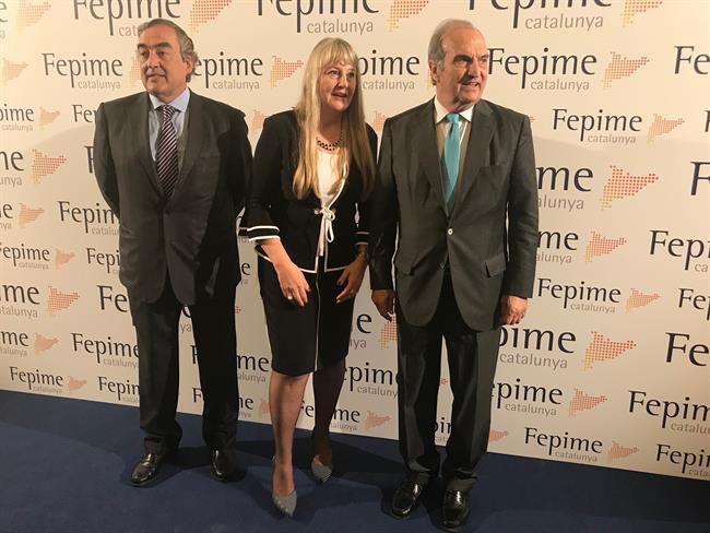 Rosell (Ceoe), de Felipe (Fepime) y Gay de Montellà (Fomento del Trabajo) | EUROPA PRESS ep rosell ceoe de felipe fepime y gaymontell fomentotrabajo