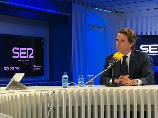 José María Aznar, expresidente del Gobierno | Cadena Ser aznar cadena ser