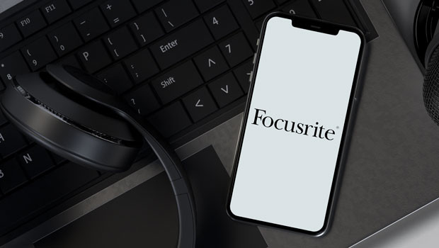 dl focusrite objectif audio musique enregistrement podcast matériel technologie équipement logo