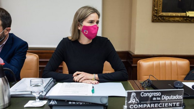 ep archivo   el secretaria de estado de energia sara aagesen munoz a su llegada a una comision de
