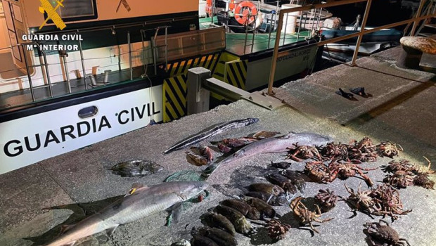 ep archivo   rdo nota de prensa guardia civil intervenida 600 metros de red para pesca furtiva