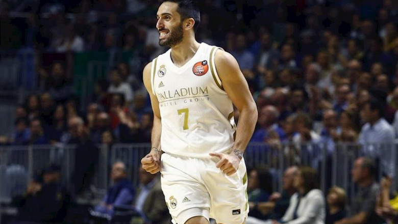 ep campazzo celebra la victoria del real madrid ep campazzo celebra la victoria del real madrid