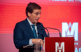 ep el alcalde de madrid jose luis martinez almeida interviene durante la iv edicion de los premios