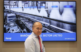 ep el director general de fenil luis calabozo en la presentacion del barometro del sector lacteo