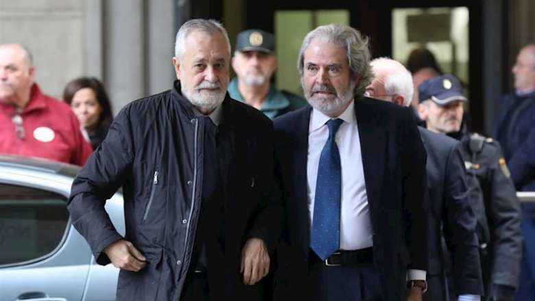ep el expresidente de la junta de andalucia jose antonio grinan c a su llegada al juicio del caso