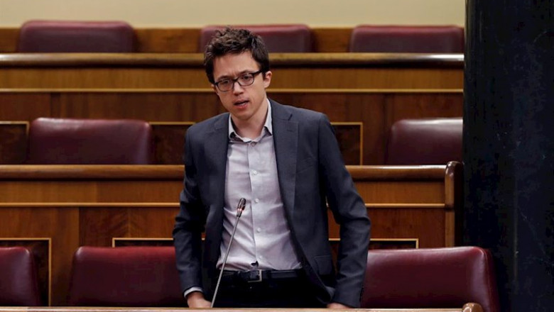 ep el lider de mas pais inigo errejon durante la primera sesion de control al ejecutivo celebrada en