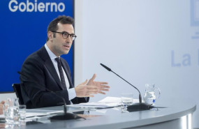 ep el ministro de economia comercio y empresa carlos cuerpo este miercoles en la rueda de prensa