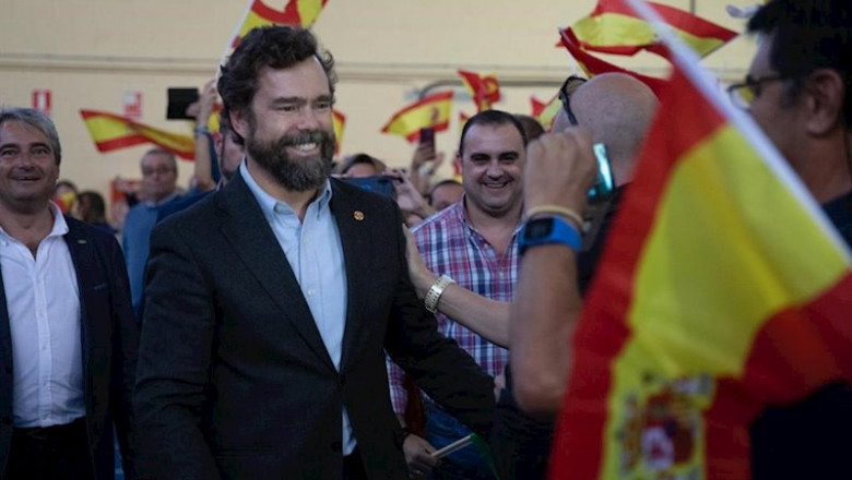 ep el portavoz del grupo de vox en el congreso de los diputados ivan espinosa de los monteros en un
