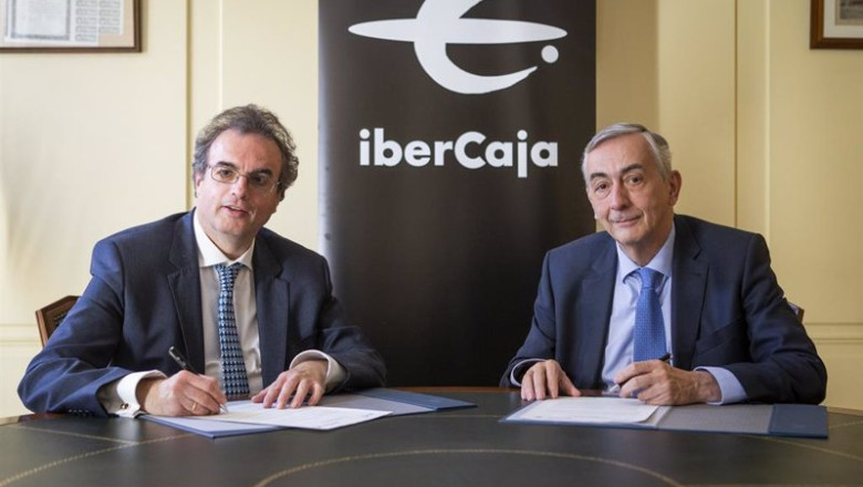 ep el presidente de ibercaja francisco serrano y el director general de funcas carlos ocana ep el presidente de ibercaja francisco serrano y el director general de funcas carlos ocana