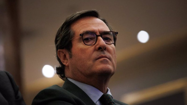 ep el presidente de la ceoe antonio garamendi durante la asamblea anual de anged en el hotel