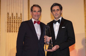 ep el presidente de telefonica jose maria alvarez-pallete recibe el premio a lider empresarial del