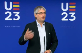 ep el secretario de estado de energia de alemania sven giegold atiende a los medios de comunicacion