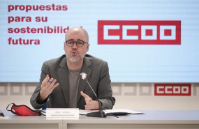 ep el secretario general de ccoo unai sordo durante la presentacion del informe turismo 2020 en