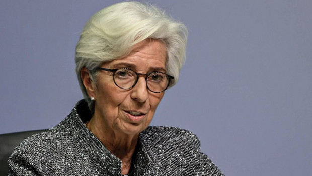 HANDOUT - 12 March 2020, Frankfurt: European Central Bank (ECB) President Christine Lagarde speaks during a press conference following the meeting of the Governing Council of the European Central Bank in Frankfurt. | Dirk Claus/European Central Bank / DPA ep handout - 12 march 2020 frankfurt european central bank ecb president christine lagarde speaks