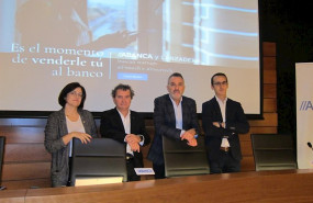 ep la gerente de abanca innova rosa seoane el director de innovacion de abanca eduardo aldao el