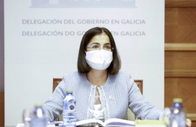 ep la ministra de politica territorial y funcion publica carolina darias durante una reunion con los