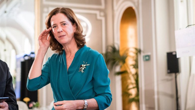 ep la presidenta de la asociacion espanola de banca aeb alejandra kindelan durante un desayuno
