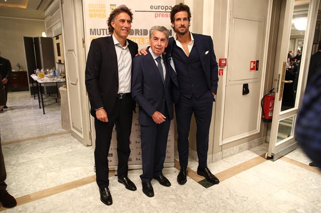 Manolo Santana, Feliciano López y Tsobanian en los Desayunos de Europa Press | Europa Press ep manolo santana feliciano lopeztsobanianlos desayunoseuropa press