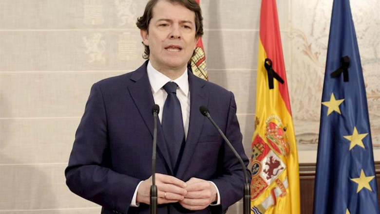 Mañueco, durante su intervención. | JCYL ep manueco durante su intervencion