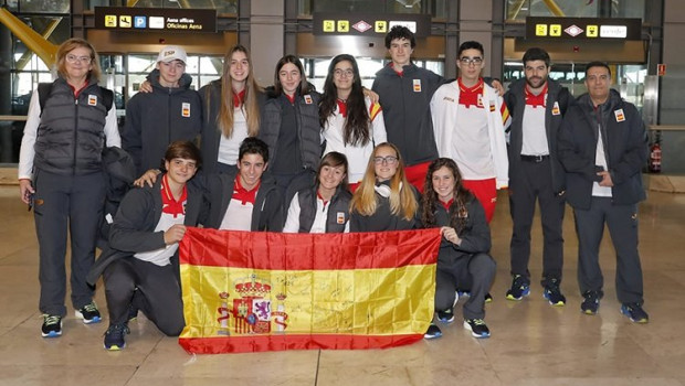 ep parte de la delegacion espanola que compertira en los juegos olimpicos de invierno de la juventud