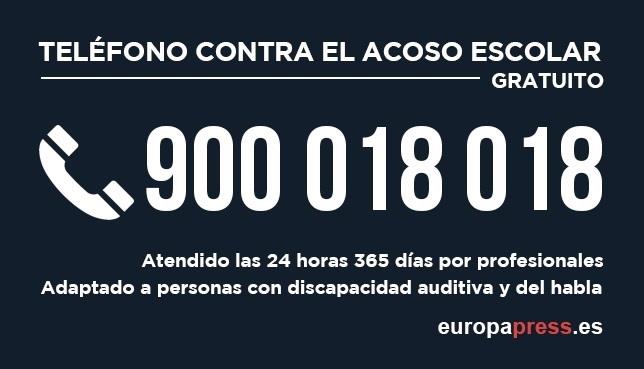 Teléfono contra el acoso | EUROPA PRESS ep telefonoacoso