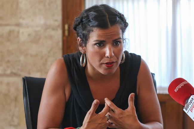 Teresa Rodríguez durante la entrevista | EUROPA PRESS ep teresa rodriguez duranteentrevista