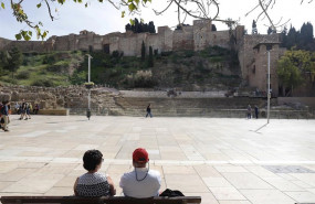 ep turistas el entorno del teatro romano de malaga