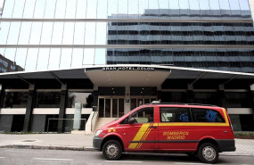 ep un vehiculo de bomberos en las inmediaciones del hotel ayre gh colon un dia antes de recibir a 20200318210603