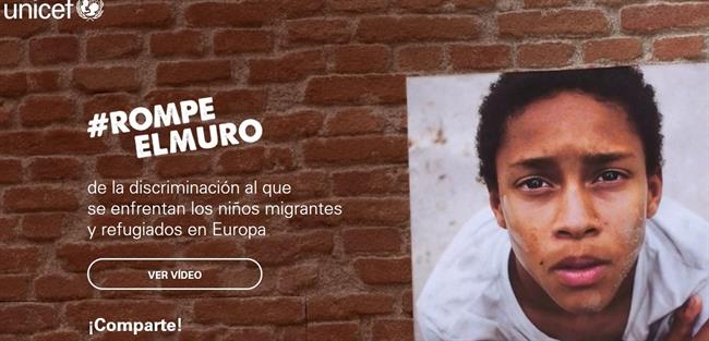 ep unicef lanza rompeelmuro una campanaderribarprejuicioslos ni