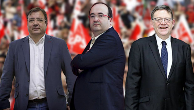 guillermo f vara iceta y ximo puig presidentes psoe