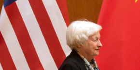 la secretaire americaine au tresor janet yellen lors d une reunion a la maison d hotes d etat diaoyutai a pekin chine 