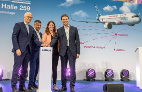 ep airbus inaugura un nuevo hangar de instalacion de equipos del avion a321xlr en hamburgo alemania ep airbus inaugura un nuevo hangar de instalacion de equipos del avion a321xlr en hamburgo alemania