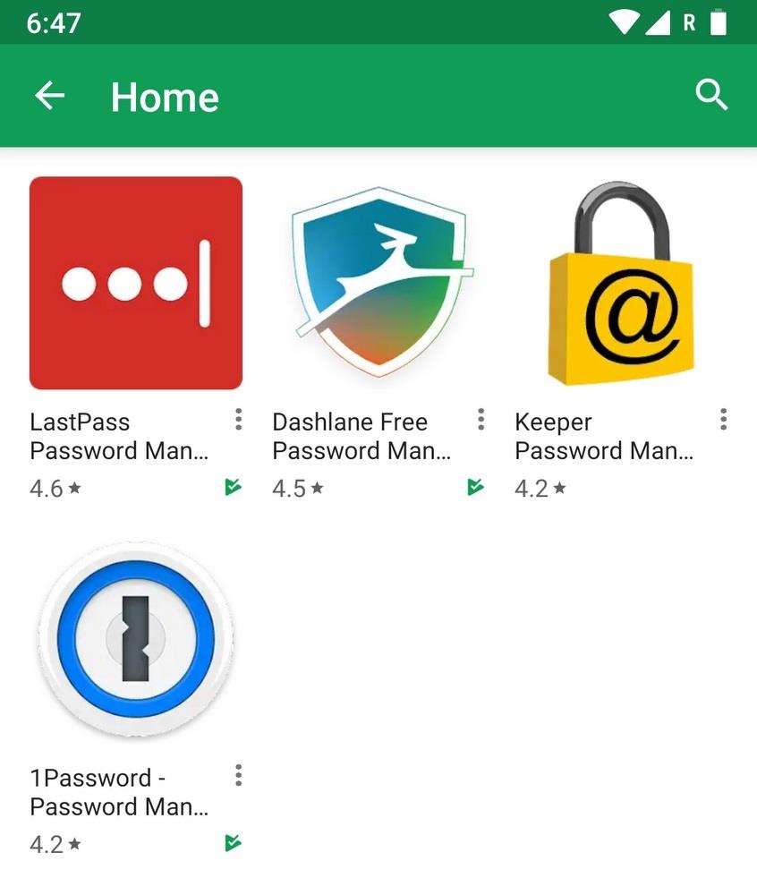 Aplicaciones que permiten gestionar contraseñas en Google Play | GOOGLE ep aplicacionespermiten gestionar contrasenasgoogle play