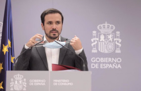 ep archivo   el ministro de consumo alberto garzon en una rueda de prensa el 22 de julio de 2021 en