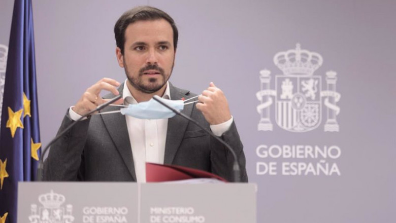 ep archivo el ministro de consumo alberto garzon en una rueda de prensa el 22 de julio de 2021 en ep archivo el ministro de consumo alberto garzon en una rueda de prensa el 22 de julio de 2021 en