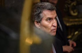 ep archivo   el presidente del partido popular alberto nunez feijoo durante una sesion plenaria en