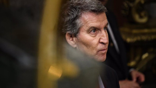 ep archivo   el presidente del partido popular alberto nunez feijoo durante una sesion plenaria en