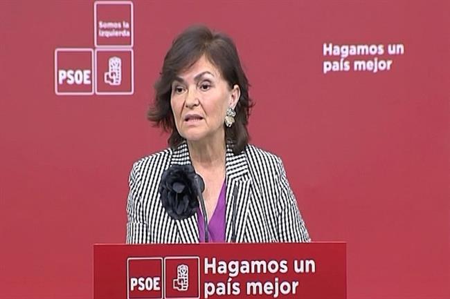 Carmen Calvo en rueda de prensa | EUROPA PRESS ep carmen calvoruedaprensa