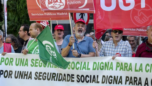 ep concentracion sindical frente a la direccion general del instituto nacional de la seguridad
