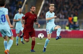 ep de rossi roma y rakitic barcelona