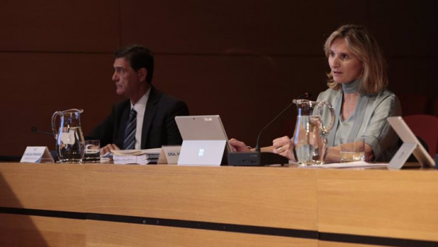 ep el ceo de canal de isabel ii pascual fernandez y la presidenta y consejera de medio ambiente
