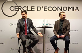 ep el director de economia espanola de caixabank research oriol aspachs y el director del cidob pol
