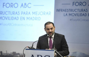 ep el ministro de fomento en funciones jose luis abalos durante su intervencion en el foro abc