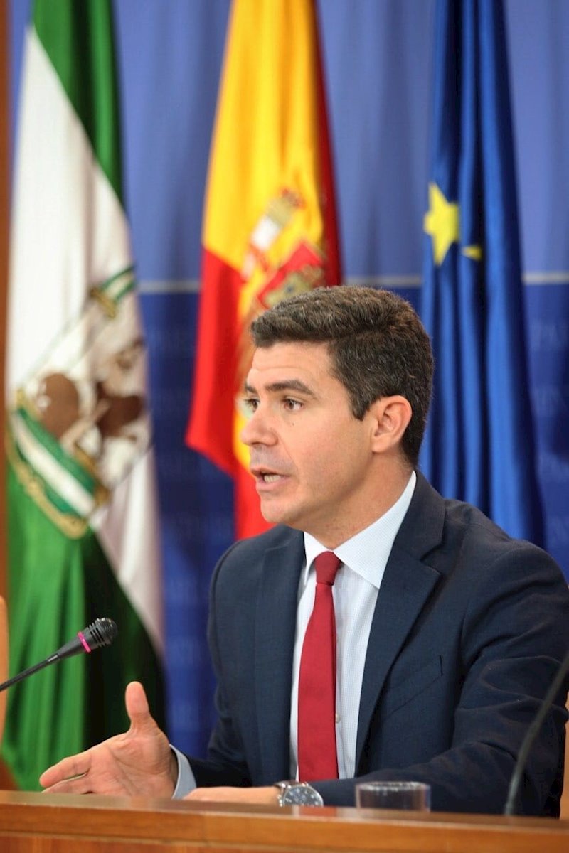 ep el portavoz parlamentario de cs sergio romero este lunes en rueda de prensa