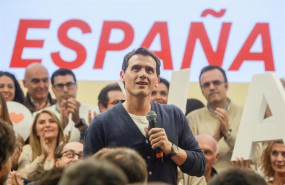 ep el presidente de ciudadanos albert rivera durante un acto electoral en la sede nacional del ep el presidente de ciudadanos albert rivera durante un acto electoral en la sede nacional del