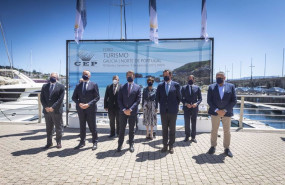 ep foro turismo en la eurorregion galicia portugal con alberto nunez feijoo y antonio garamendi en