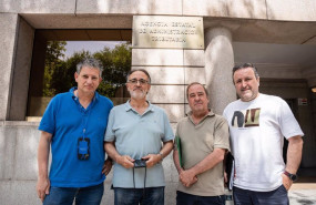 ep i d el secretario general de siat manuel porras el representante estatal de ugt en aeat antonio