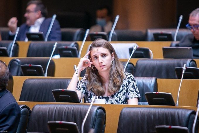 La diputada de Unidas Podemos Lucía Muñoz, en una imagen en una comisión del Congreso | CONGRESO ep la diputada de unidas podemos lucia munoz en una imagen en una comision del congreso
