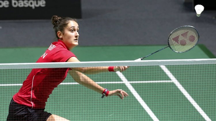 ep la jugadora de badminton espanola clara azurmendi ep la jugadora de badminton espanola clara azurmendi