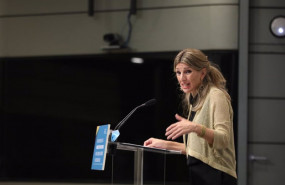 ep la ministra de trabajo y economia social yolanda diaz presenta el plan de impulso de la formacion